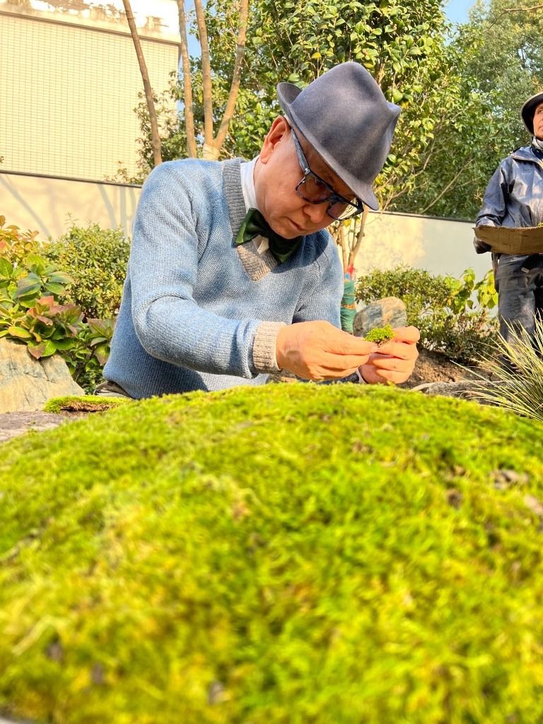 チェルシーフラワーショー 施工風景